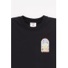 CASABLANCA BLACK TENNIS LANDSCAPE TENNIS LANDSCAPE T SHIRT